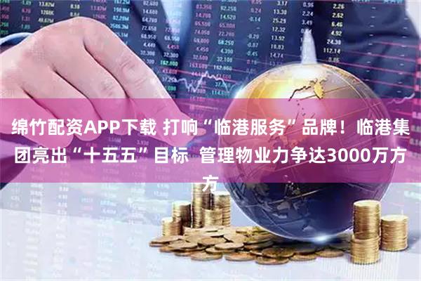 绵竹配资APP下载 打响“临港服务”品牌！临港集团亮出“十五五”目标  管理物业力争达3000万方